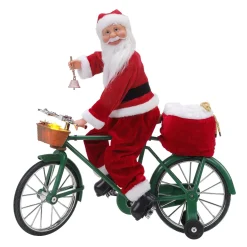 Cheap Mr. Christmas 23" Animated Cycling Santa