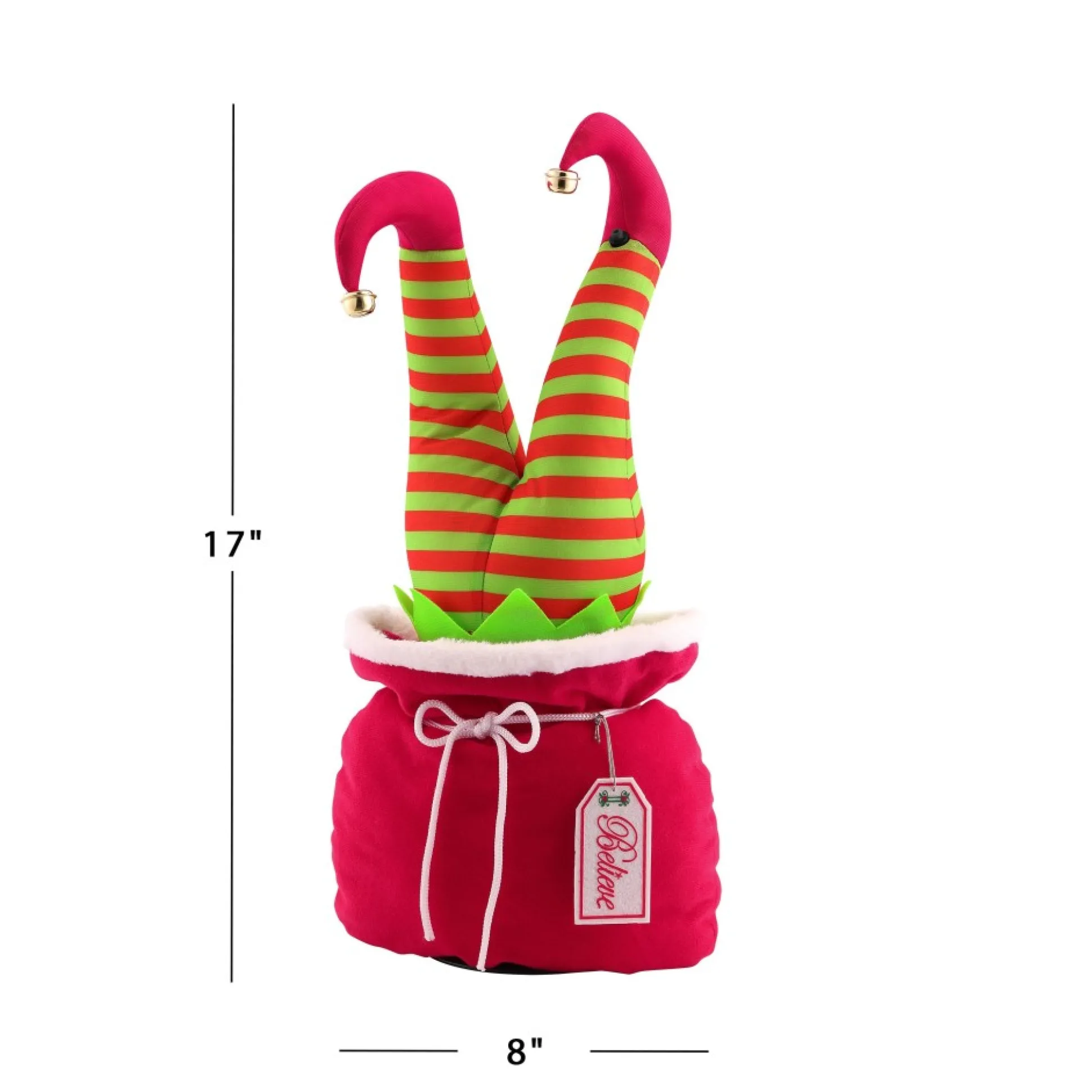 Online Mr. Christmas 17" Animated Kicker In Bag - Elf