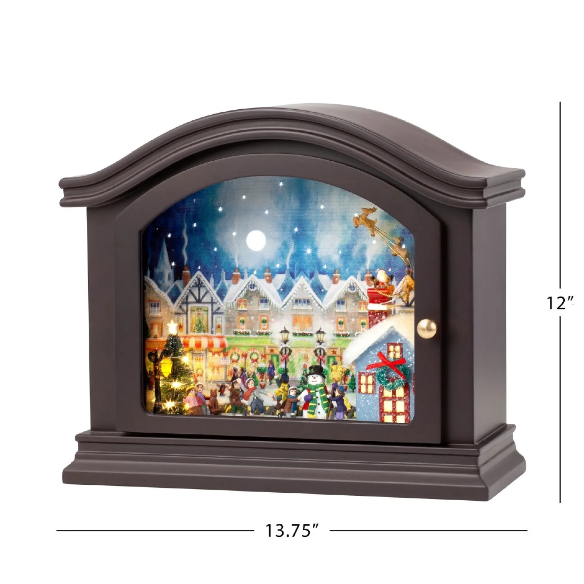 Flash Sale Mr. Christmas 12" Animated Mantel Music Box