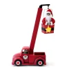 Sale Mr. Christmas 43" Animated North Pole Lighting Crew - Black Santa