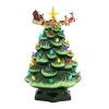 Store Mr. Christmas 14" Animated Nostalgic Ceramic Tree - Santa's Sleigh