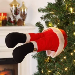 Flash Sale Mr. Christmas 16" Animated Santa Kickers