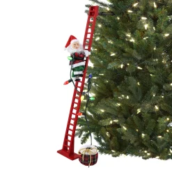 Flash Sale Mr. Christmas 43" Animated Super Climbing Plaid Santa