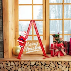 Best Mr. Christmas 17" Animated Tabletop Climbing Snowman