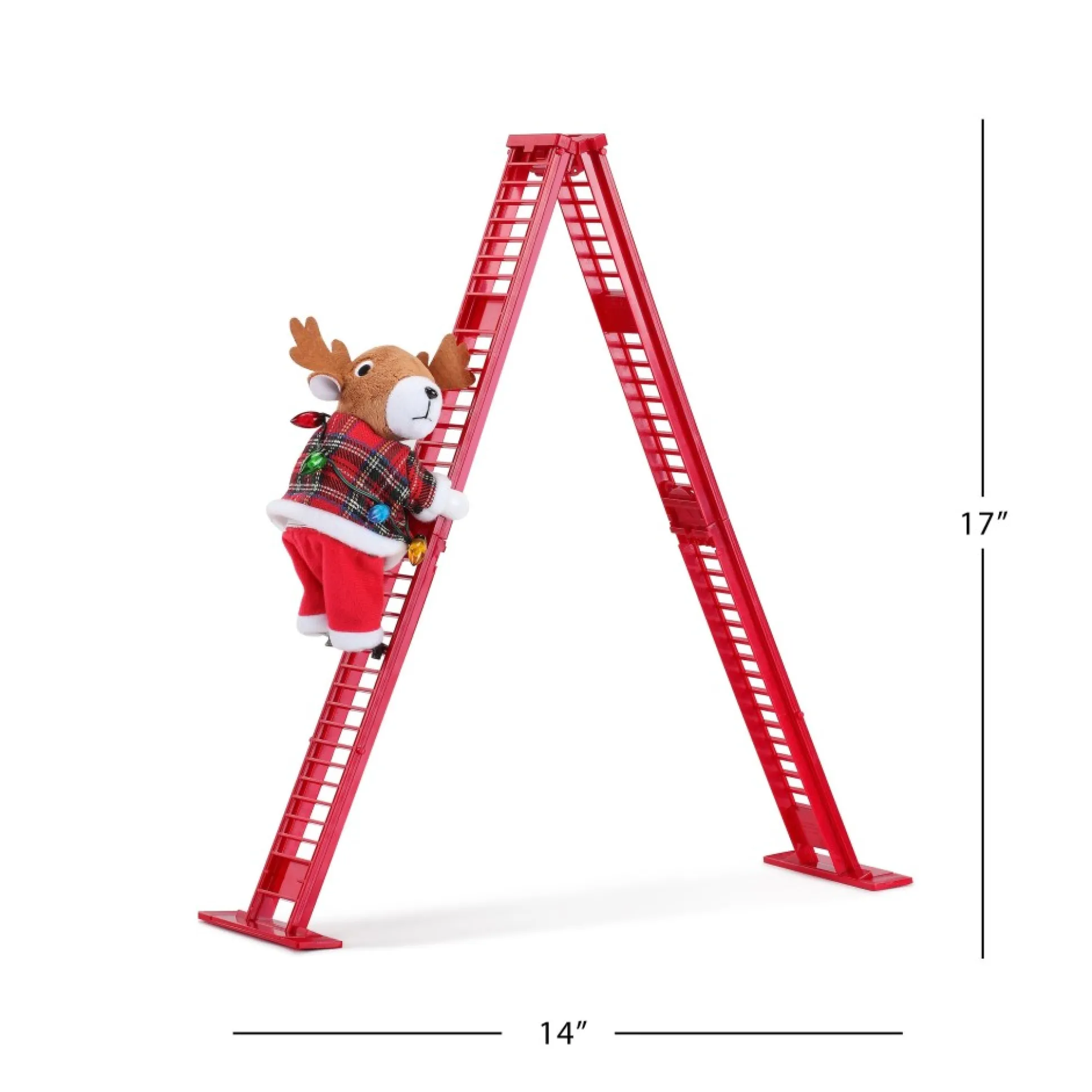 Fashion Mr. Christmas 17" Animated Tabletop Climbing Reindeer
