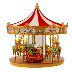 Discount Mr. Christmas 12" Animated Very Merry Carousel