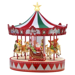 Flash Sale Mr. Christmas 14" Animated Vintage Carousel