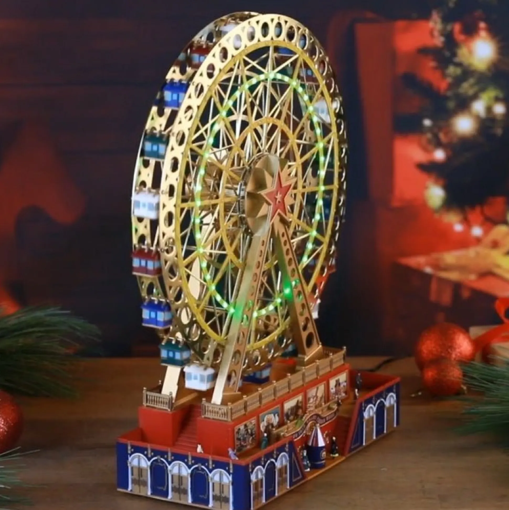 Online Mr. Christmas 15" Animated World's Fair Grand Ferris Wheel