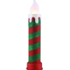 Cheap Mr. Christmas 24" Glittery Blow Mold Candle - Red & Green
