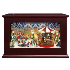 Hot Mr. Christmas 13" Heirloom Christmas Music Box