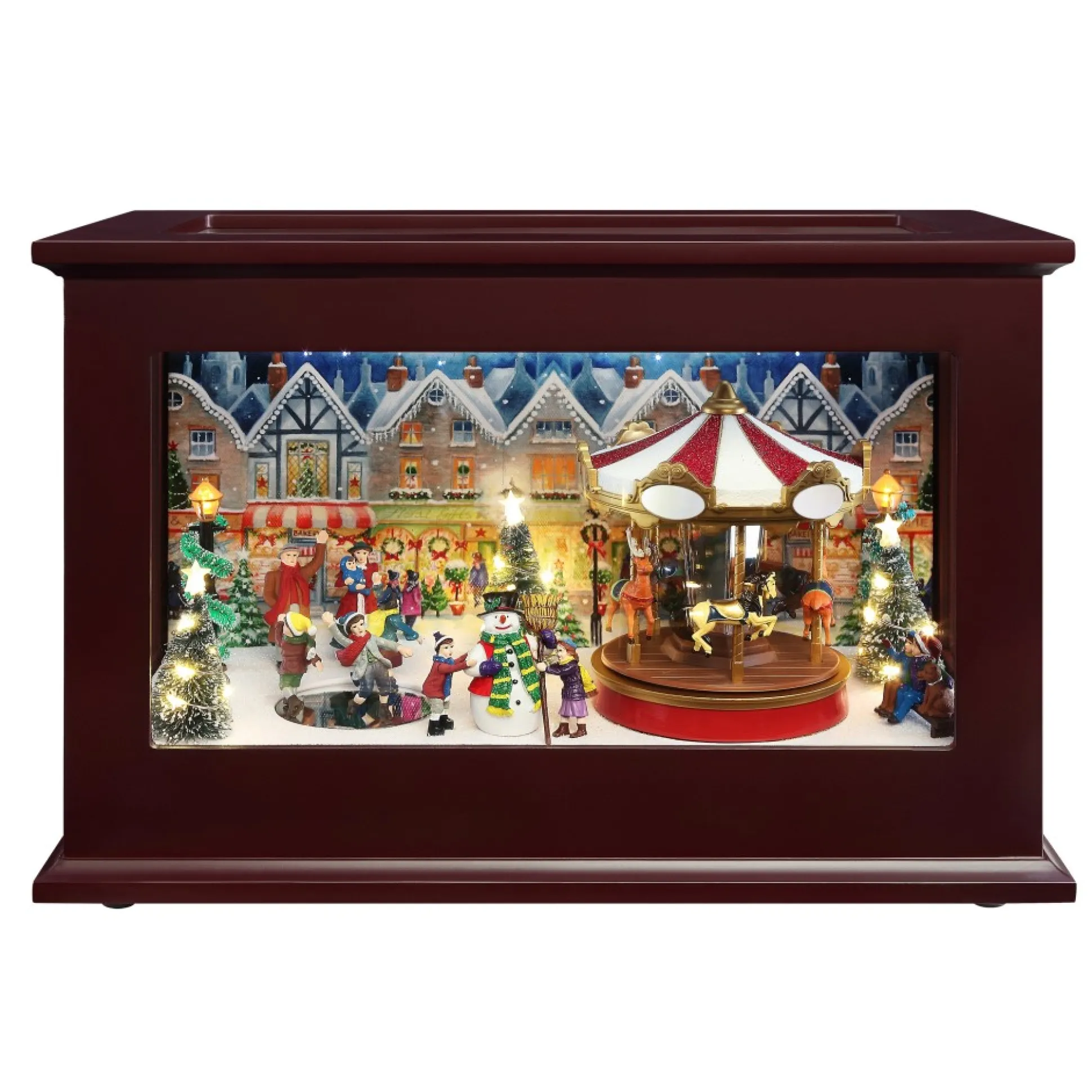 Online Mr. Christmas 13" Heirloom Christmas Music Box