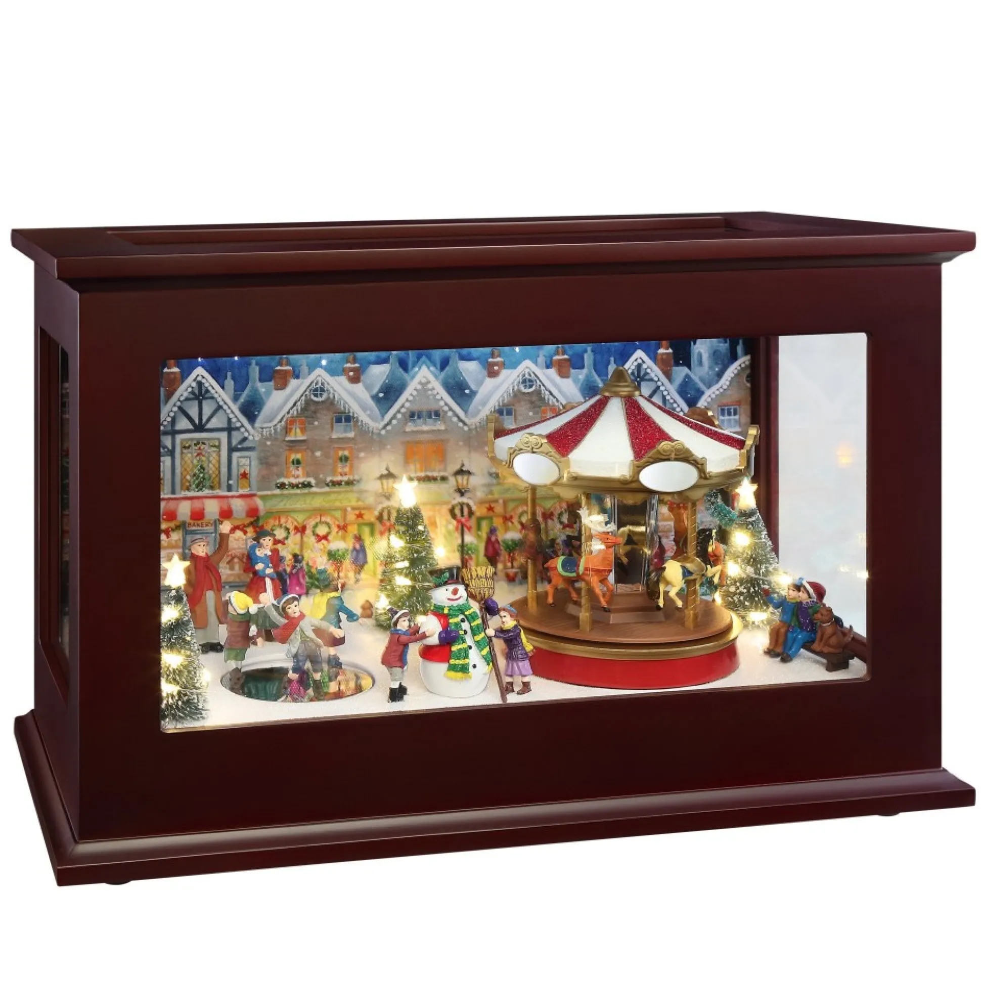 Online Mr. Christmas 13" Heirloom Christmas Music Box