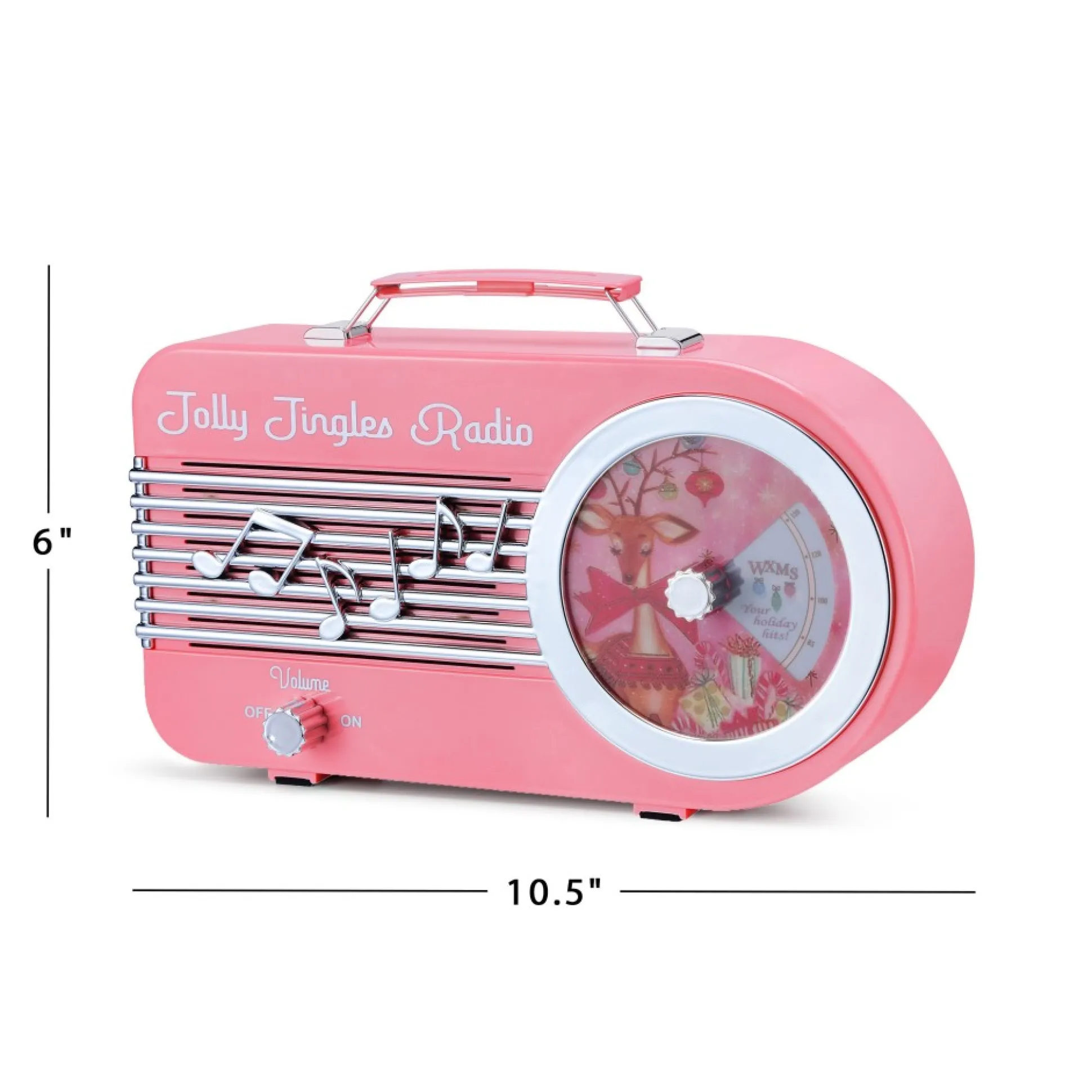 Fashion Mr. Christmas 10.5" Jolly Jingles Radio