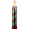 Best Mr. Christmas 36" Metallic Blow Mold Candle - Red & Green