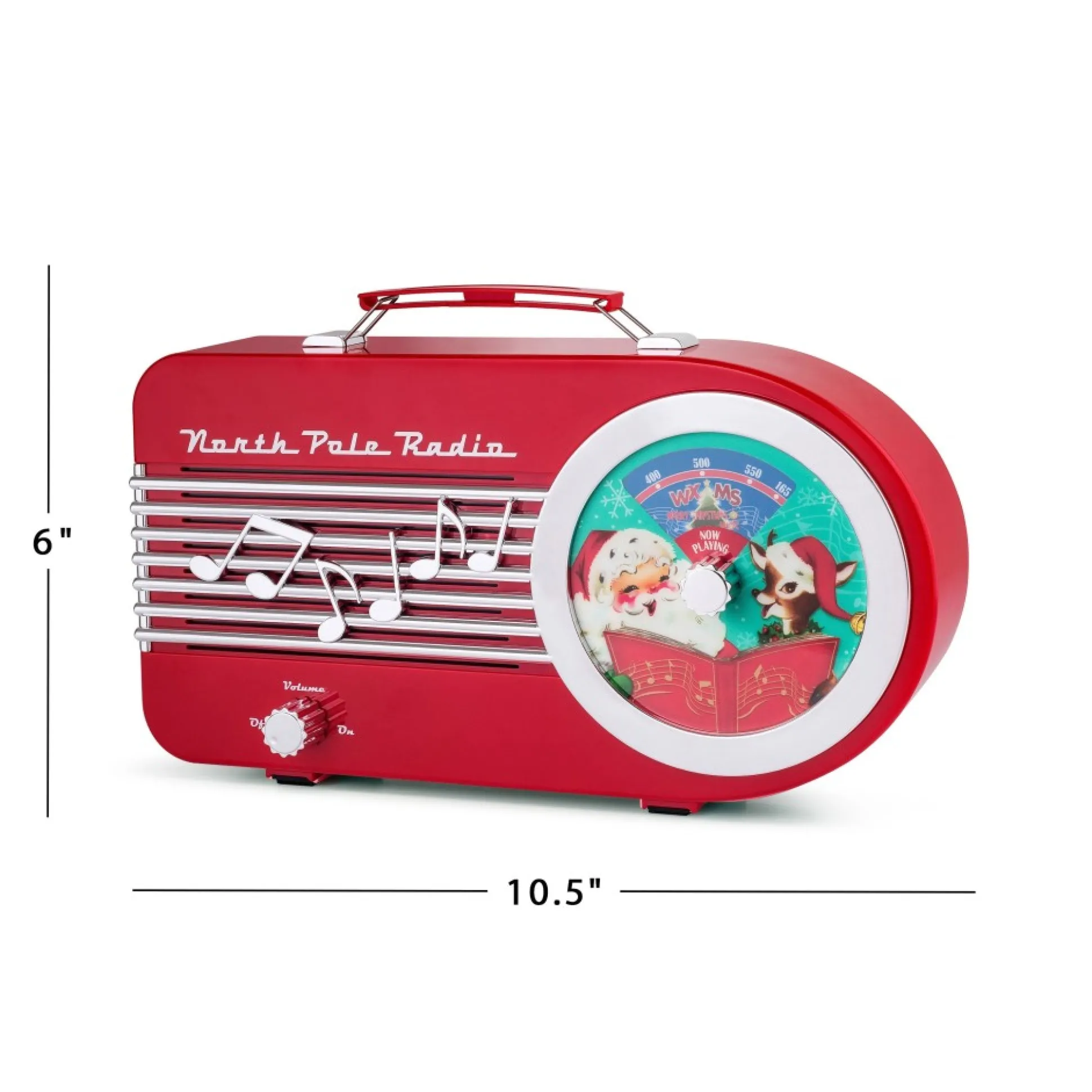 Sale Mr. Christmas 10.5" North Pole Radio