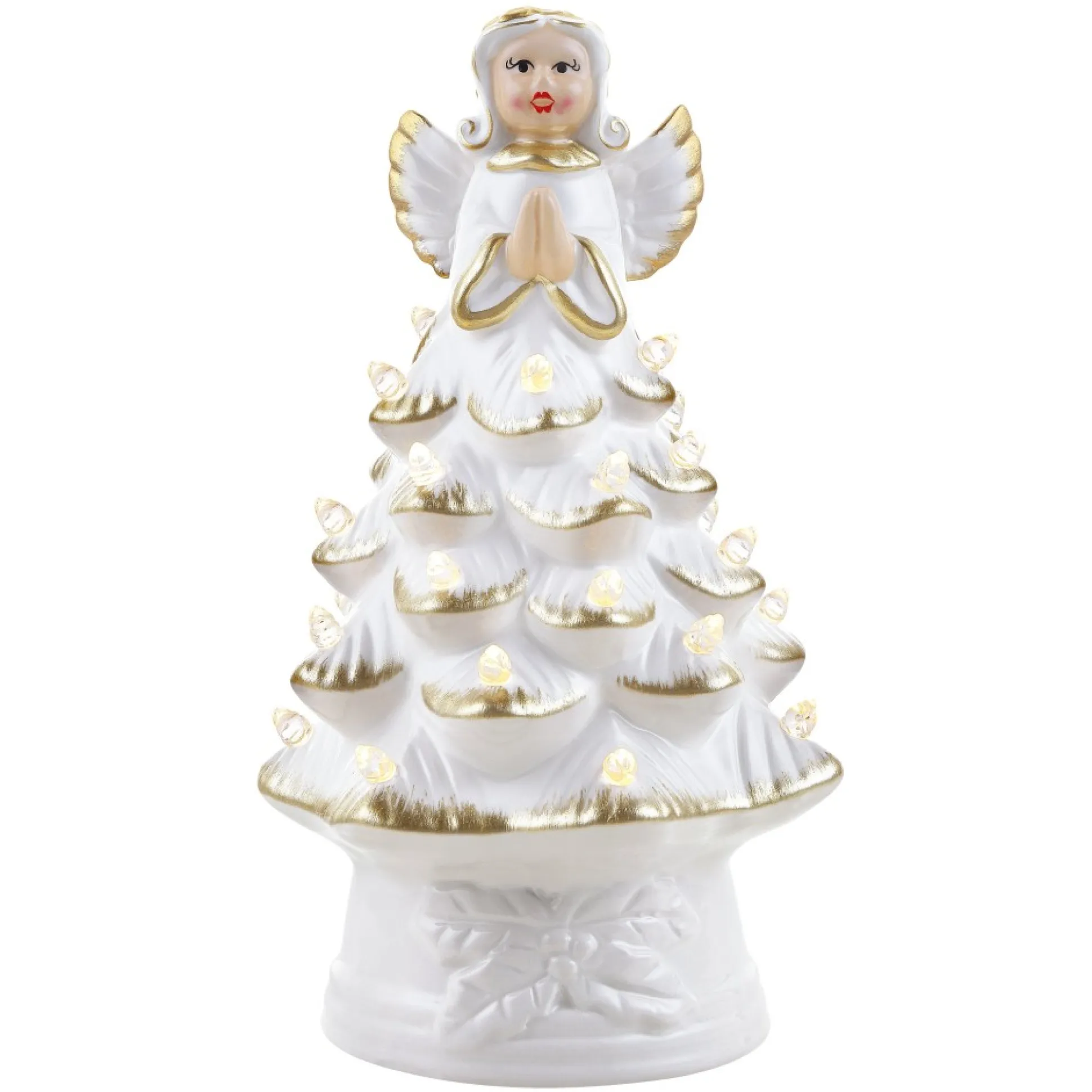 Sale Mr. Christmas 8.5" Nostalgic Ceramic Angel Tree