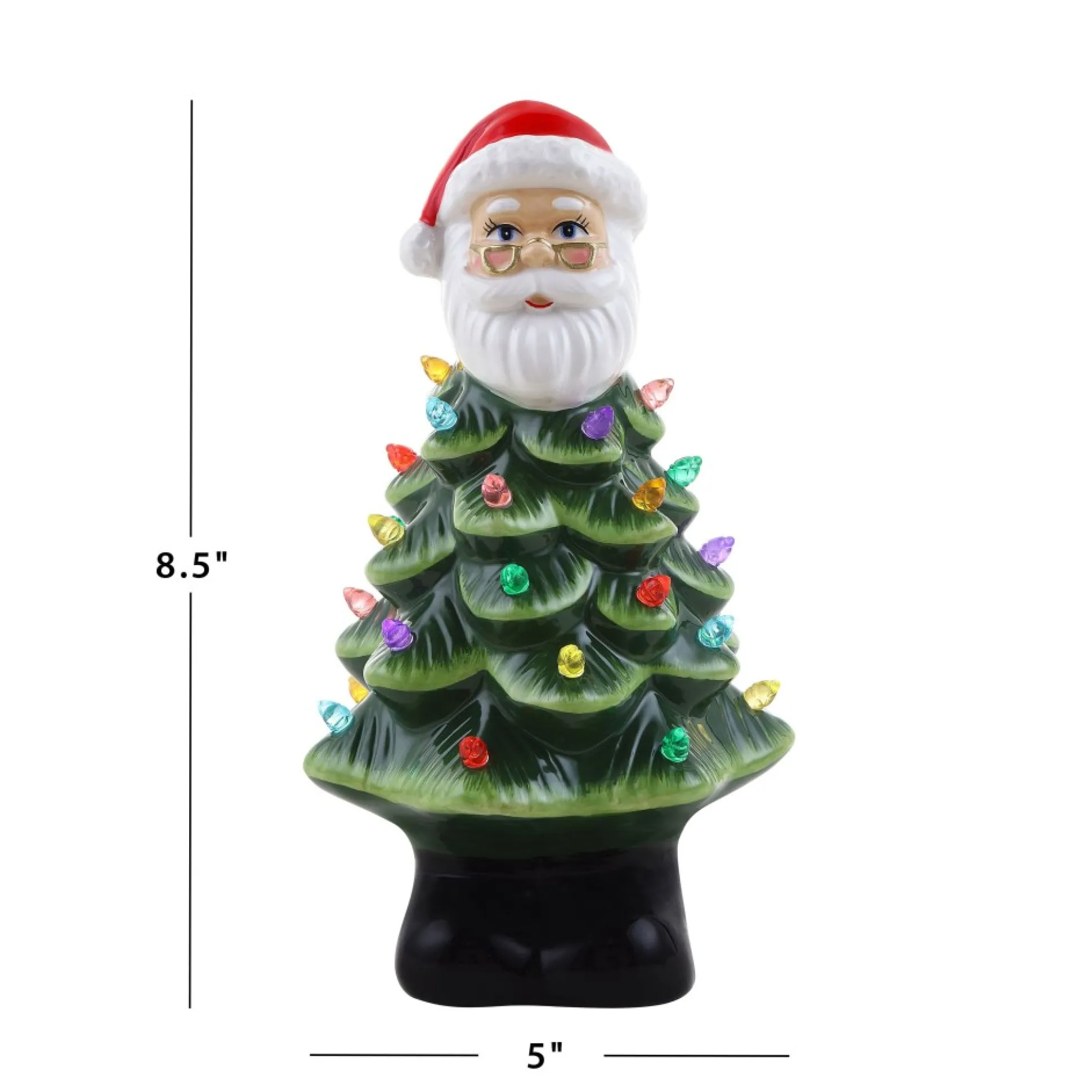 Sale Mr. Christmas 8.5" Nostalgic Ceramic Santa Tree