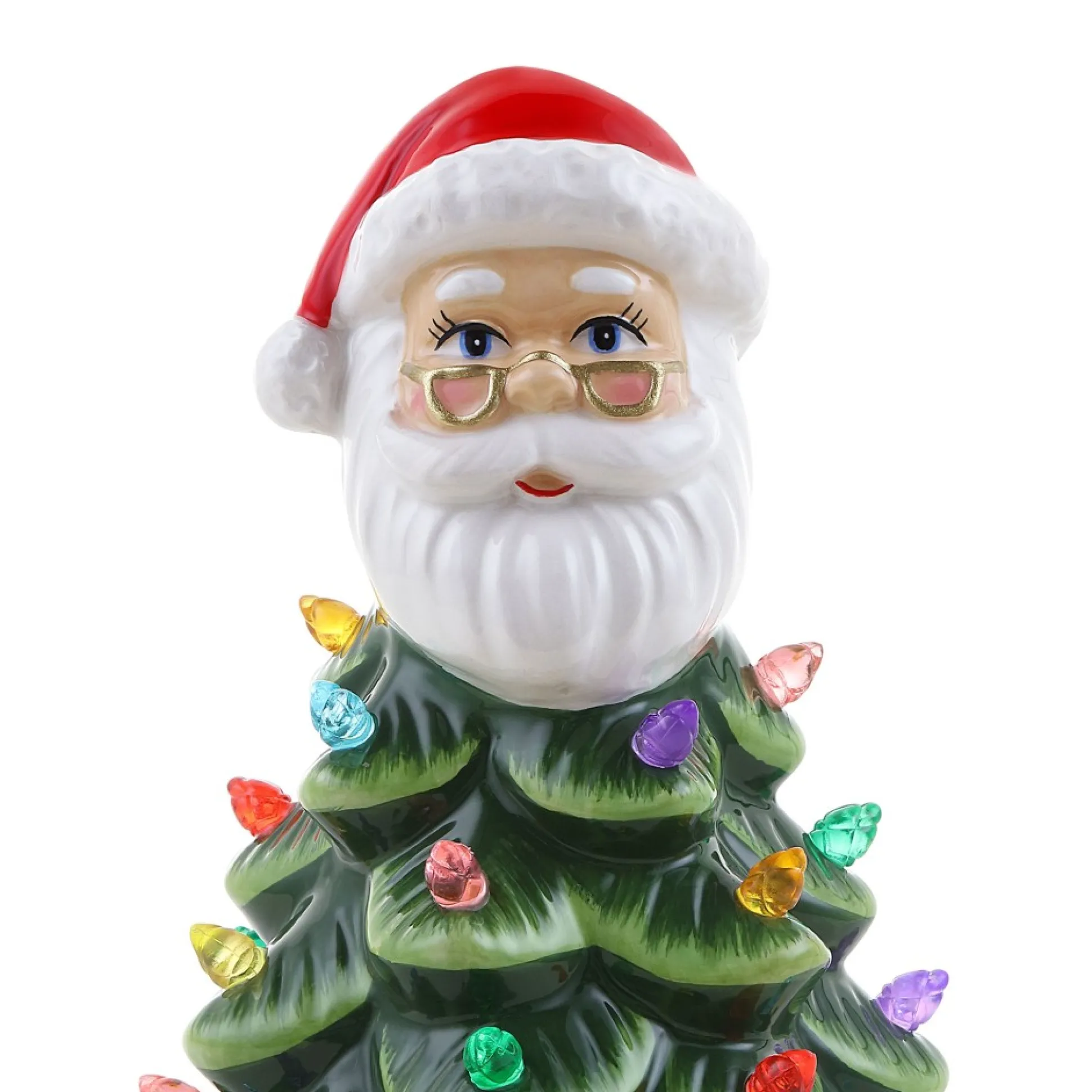 Sale Mr. Christmas 8.5" Nostalgic Ceramic Santa Tree