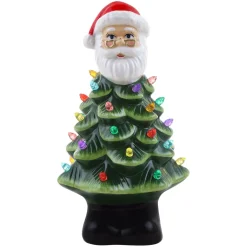 Fashion Mr. Christmas 8.5" Nostalgic Ceramic Santa Tree