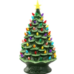 Best Sale Mr. Christmas 24" Nostalgic Ceramic Tree - Green