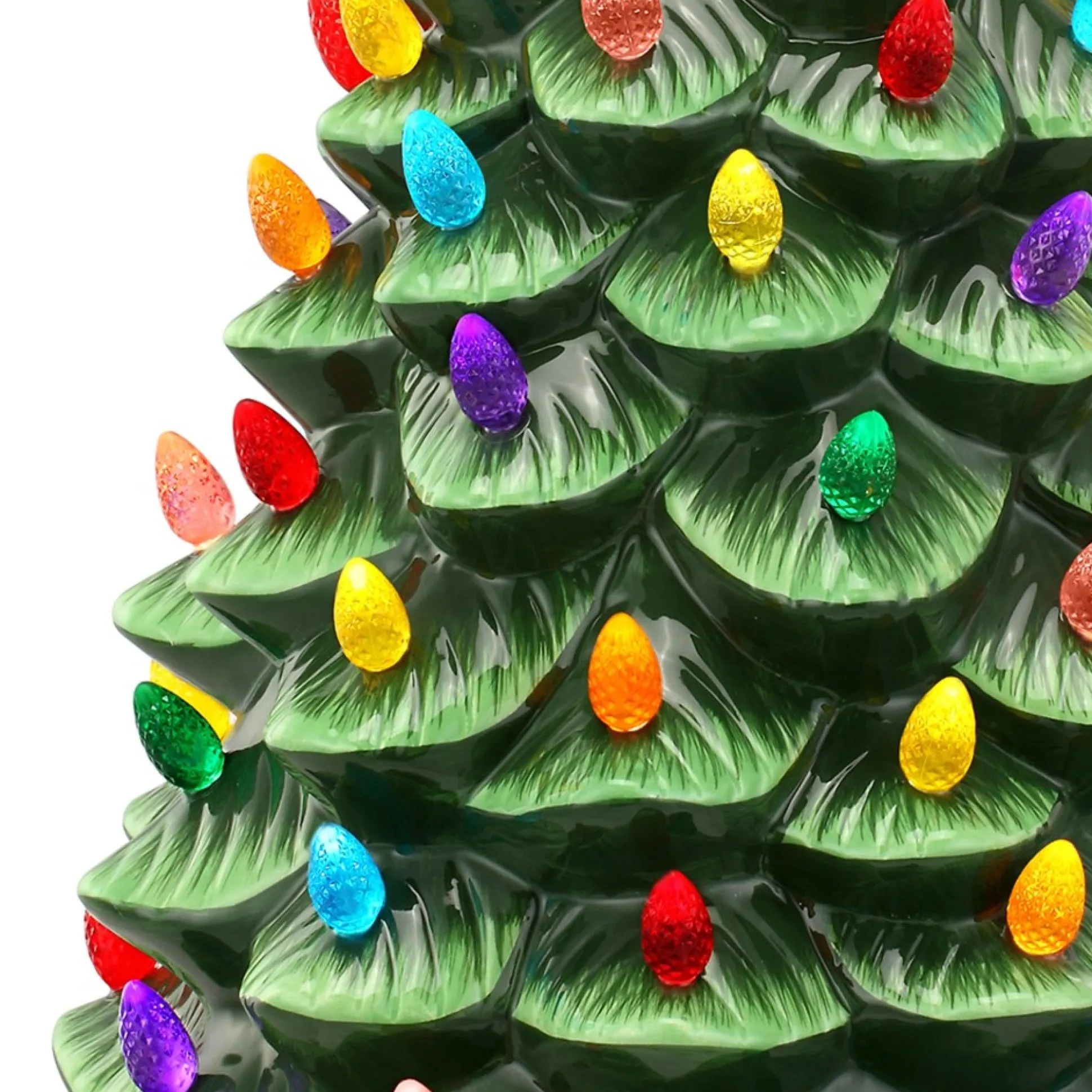 Best Sale Mr. Christmas 24" Nostalgic Ceramic Tree - Green