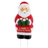 Store Mr. Christmas 32.5" Outdoor Metal Santa Sign