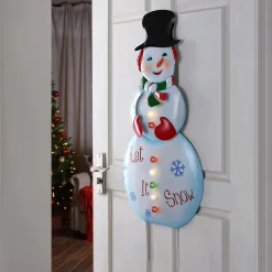 Flash Sale Mr. Christmas 32" Outdoor Metal Snowman Sign