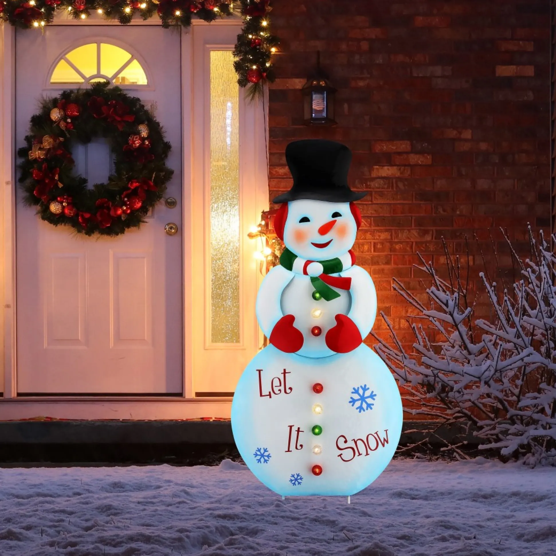 Flash Sale Mr. Christmas 32" Outdoor Metal Snowman Sign