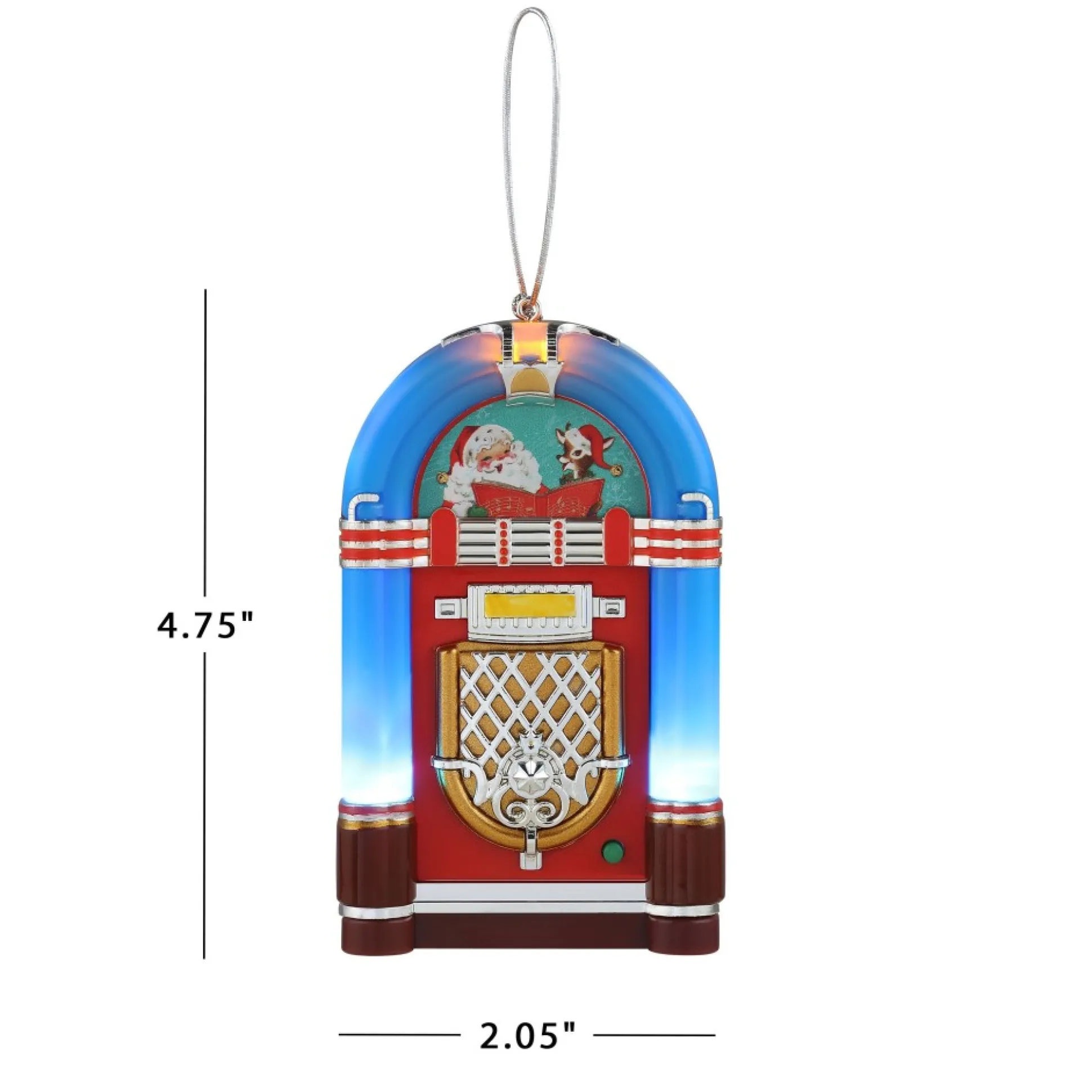Best Sale Mr. Christmas 4.9" Retro Jukebox Ornament - Blue