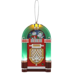 Clearance Mr. Christmas 4.9" Retro Jukebox Ornament - Green