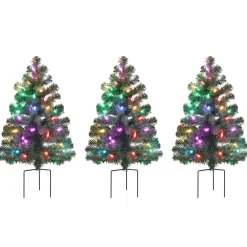 Flash Sale Mr. Christmas Alexa Enabled Pathway Christmas Trees - Rgb Bulbs