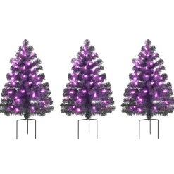 Flash Sale Mr. Christmas Alexa Enabled Pathway Christmas Trees - Rgb Bulbs