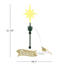 Online Mr. Christmas Animated Angel Tree Topper With Banner
