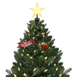 Cheap Mr. Christmas Animated Elves Sleigh Tree Topper With Banner