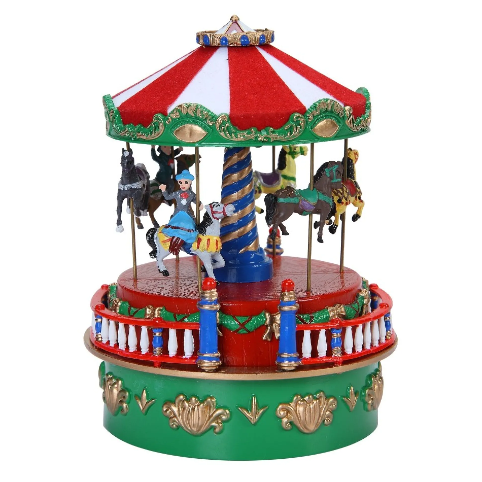 Discount Mr. Christmas Mini Carnival Music Box - Carousel