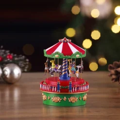 Discount Mr. Christmas Mini Carnival Music Box - Carousel