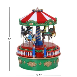 Discount Mr. Christmas Mini Carnival Music Box - Carousel