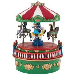 Fashion Mr. Christmas Mini Carnival Music Box - Carousel