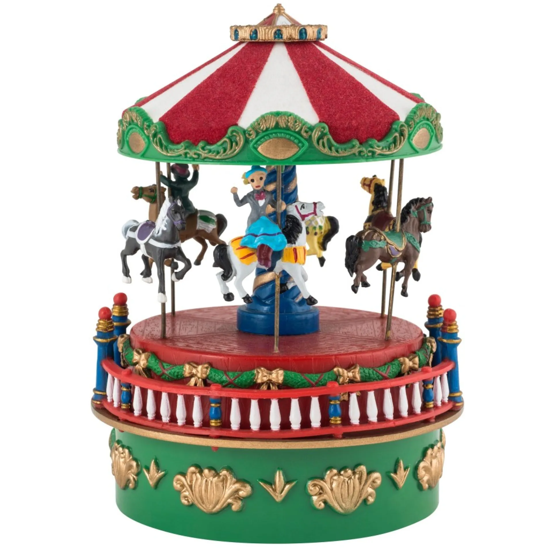 Fashion Mr. Christmas Mini Carnival Music Box - Carousel
