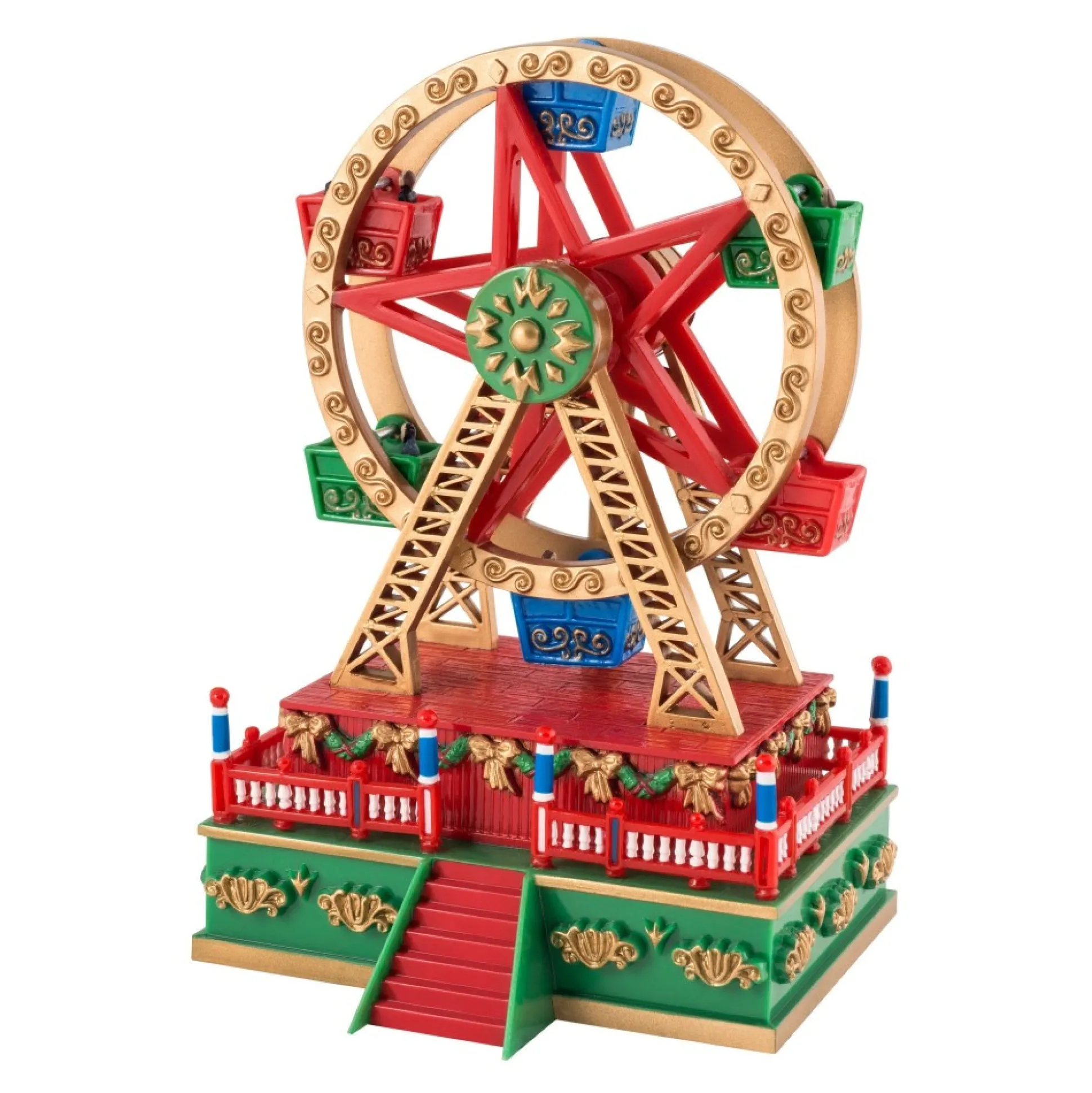 New Mr. Christmas Mini Carnival Music Box - Ferris Wheel