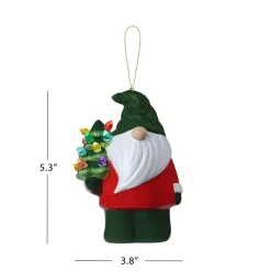 Fashion Mr. Christmas Mini Nostalgic Ceramic Figure - Gnome