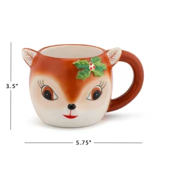Clearance Mr. Christmas 16Oz Nostalgic Ceramic Reindeer Mug