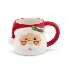Flash Sale Mr. Christmas 16Oz Nostalgic Ceramic Santa Mug