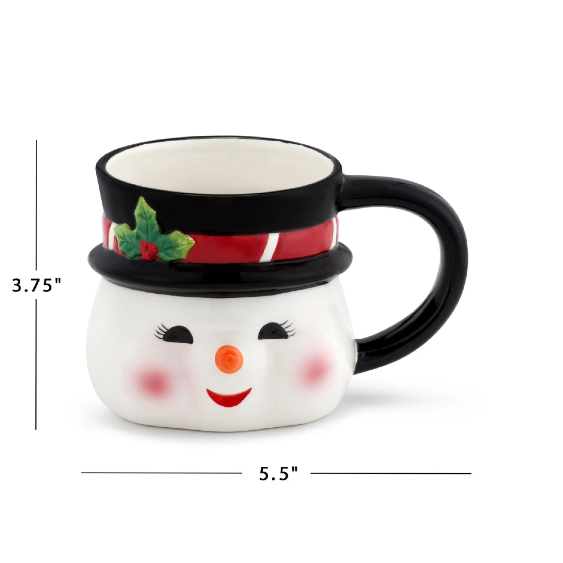 Store Mr. Christmas 16Oz Nostalgic Ceramic Snowman Mug